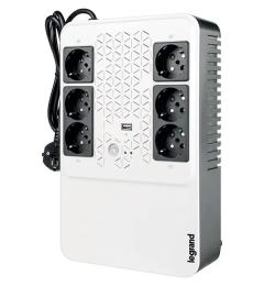Джерело безперебійного живлення Legrand KEOR MULTIPLUG 800 ВА/480Вт, (4 + 2) хSchuko, USB