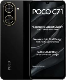 Смартфон Xiaomi Poco C71 4/128GB Black (Global) (Уцінений)