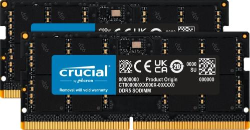 Оперативна память Crucial 128GB (2x64GB) SO-DIMM DDR5 5600 MHz (CT2K64G56C46S5)
