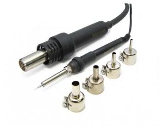 Паяльна станція Baku BK852D + компресорна, цифрова індикація, фен, паяльник (Уцінений)