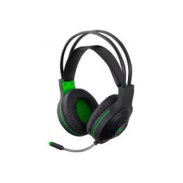 Накладні навушники Esperanza EGH430 Black Green провідні з мікрофоном