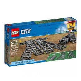 Конструктор LEGO City 60238 Стрілочний перевід блоковий