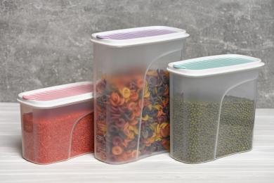 Ємність для сипучих продуктів Ardesto Fresh AR1212LP Lilac 1.2 л