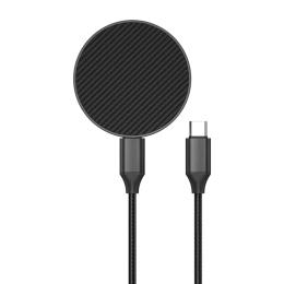 Бездротовий зарядний пристрій WIWU Wi-W034 Aramid Wireless Charger Black