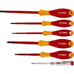Набір викруток TOPEX 39D150 Red Orange 6 шт
