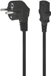 Кабель живлення Maxxter PC-186, 3 м, CEE 7/7  -  IEC C13, 3x1.5 мм (CL-22-10) Black