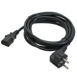 Кабель живлення Patron PC-186, 3 м, CEE 7/7  -  IEC C13, 3x0.75 мм (PN-POW-30) Black
