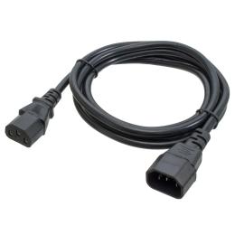 Кабель живлення Patron PC-189, 1.8 м, IEC C14  -  IEC C13, 3x1 мм? (PN-POW-EX-18) Black