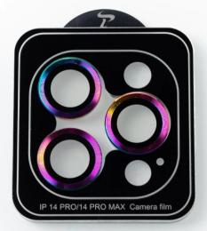 Захисне скло для камери DARK iPhone 14 Pro/iPhone 14 Pro Max Rainbow