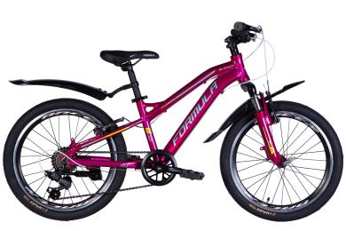 Велосипед AL 20 Formula BLACKWOOD Vbr FR рама-11 малиновий 2025