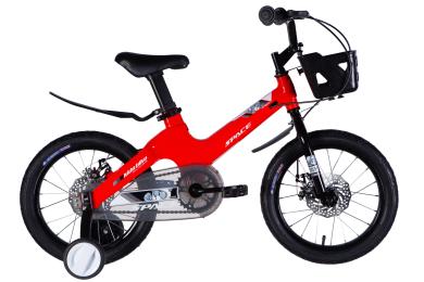Велосипед MG 16 SPACE KID MOON DD рама-9 червоний 2025