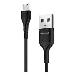 Дата-кабель Grand-X PM-03B 1m USB(тато) - microUSB(тато) Black