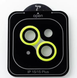 Захисне скло для камери Infinity LUMINOURS iPhone 15/iPhone 15 Plus Light Green