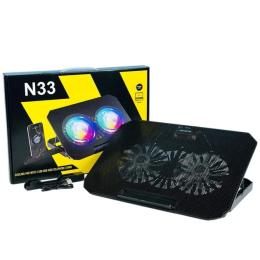 Підставка під ноутбук Infinity N33 2USB 12-17 Black