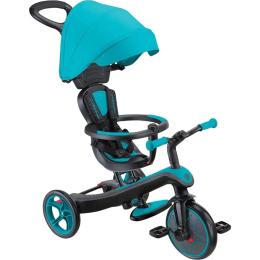 Дитячий велосипед Globber Explorer Trike 4 в 1, бірюзовий (634-105)