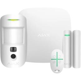 Комплект сигналізації Ajax StarterKit Cam HDR (8EU) UA White