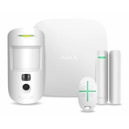 Комплект сигналізації Ajax StarterKit Cam Plus HDR (8EU) UA White