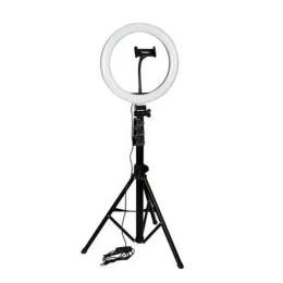 Набір блогера Infinity Selfie + LED 26cm GR-BS002 Ring Blogger Set Life Hack Improved Gelius Pro Black