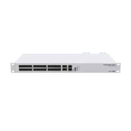 Світч Mikrotik CRS326-24S+2Q+RM White 26 портів