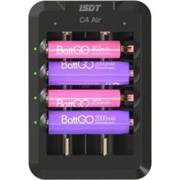 Зарядний пристрій для акумуляторів AA, AAA ISDT C4 Air Quick Battery Charger (iSDT-C4)