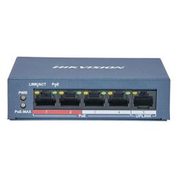 Світч HikVision DS-3E0105P-E/M(B) Blue 4 порти
