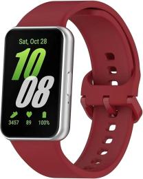 Ремінець для фітнес-браслету BeCover для Samsung Galaxy Fit 3 (20mm) Red (713199)
