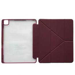 Чохол-книжка для планшета Infinity Smart Case Clear + stylus for Apple iPad Pro 11 (2024) Dark Red