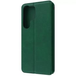 Чохол-книжка WAVE Cubic Rubic Case for Samsung Galaxy S25 Ultra Green