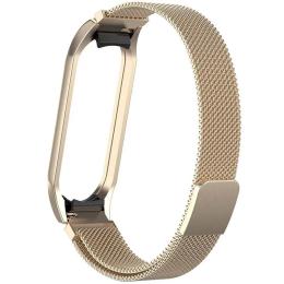 Ремінець для фітнес-браслету EpiK Milanese Loop Design для Xiaomi Mi Band 5/6 Gold