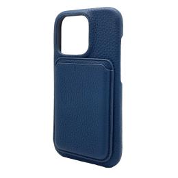 Чохол-накладка iLera NAPA leather Case 1.0 for iPhone 15 Deep Blue + iLera NAPA leather Wallet (шкіряний чохол + гаманець)