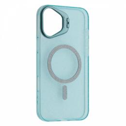 Чохол-накладка Infinity PRO CRYSTALSHINE FORTABLE MAGSAFE for iPhone 16 Plus Blue