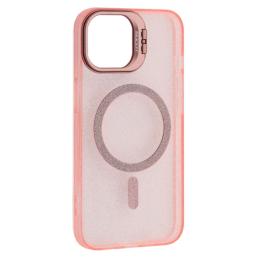 Чохол-накладка Infinity PRO CRYSTALSHINE FORTABLE MAGSAFE for iPhone 16 Pro Pink