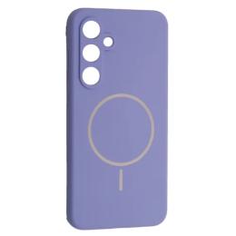 Чохол-накладка Infinity Silicone Case luxury + MagSafe for Samsung S25 Elegant Purple