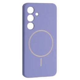 Чохол-накладка Infinity Silicone Case luxury + MagSafe for Samsung S24 Elegant Purple