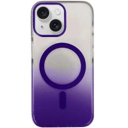 Чохол-накладка EpiK TPU + PC Phantom with MagSafe для Apple iPhone 15 (6.1) Purple