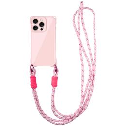 Чохол-накладка EpiK TPU CrossBody with straps для Apple iPhone 16 Plus (6.7) Pink