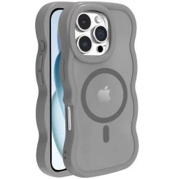 Чохол-накладка EpiK TPU + PC Undine with MagSafe для Apple iPhone 16 Pro (6.3) Gray