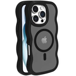 Чохол-накладка EpiK TPU + PC Undine with MagSafe для Apple iPhone 16 Pro Max (6.9) Black