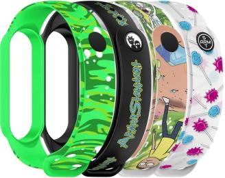 Набір ремінців для фітнес-браслета ArmorStandart для Xiaomi Mi Band 7/6/5 RM New 4шт (ARM77067)