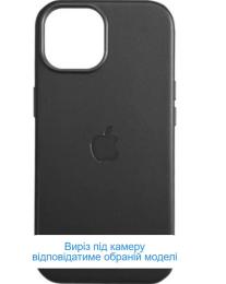 Чохол-накладка EpiK Leather Case (AAA) with MagSafe для Apple iPhone 16e (6.1) Black