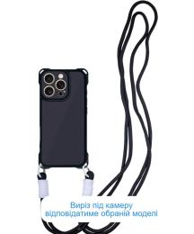 Чохол-накладка EpiK TPU CrossBody with straps для Apple iPhone 16e (6.1) Black