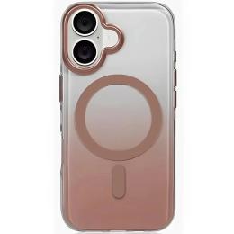 Чохол-накладка EpiK TPU + PC Phantom with MagSafe для Apple iPhone 16 (6.1) Golden