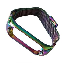 Ремінець для фітнес-браслету Infinity Xiaomi Mi Band 3/4/5/6 Milanese Loop Rainbow Oil