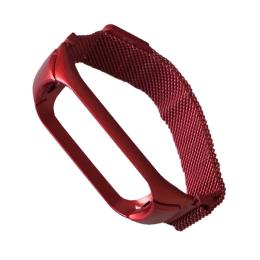 Ремінець для фітнес-браслету Infinity Xiaomi Mi Band 3/4/5/6 Milanese Loop Red