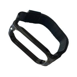 Ремінець для фітнес-браслету Infinity Xiaomi Mi Band 7 Milanese Loop Black