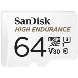 Карта памяті SanDisk High Endurance SDSQQNR-064G-GN6IA White 64GB microSD