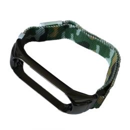 Ремінець для фітнес-браслету Infinity Xiaomi Mi Band 7 Milanese Loop Camouflage Green 2