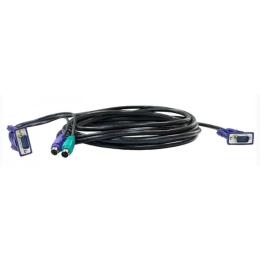Відео-кабель D-Link DKVM-CB3/B VGA(тато)PS/2(тато) Black
