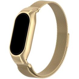 Ремінець для фітнес-браслету Infinity Mi Band 8 Milanese Gold