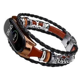 Ремінець для фітнес-браслету Infinity Jewellery Band для Mi Band 3/4 Orange Rose Gold